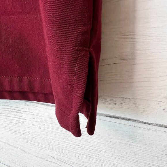 Figs Scrubs Top Womens Size XXL Burgundy Technical Collection Medical Nursing - Picture 5 of 15